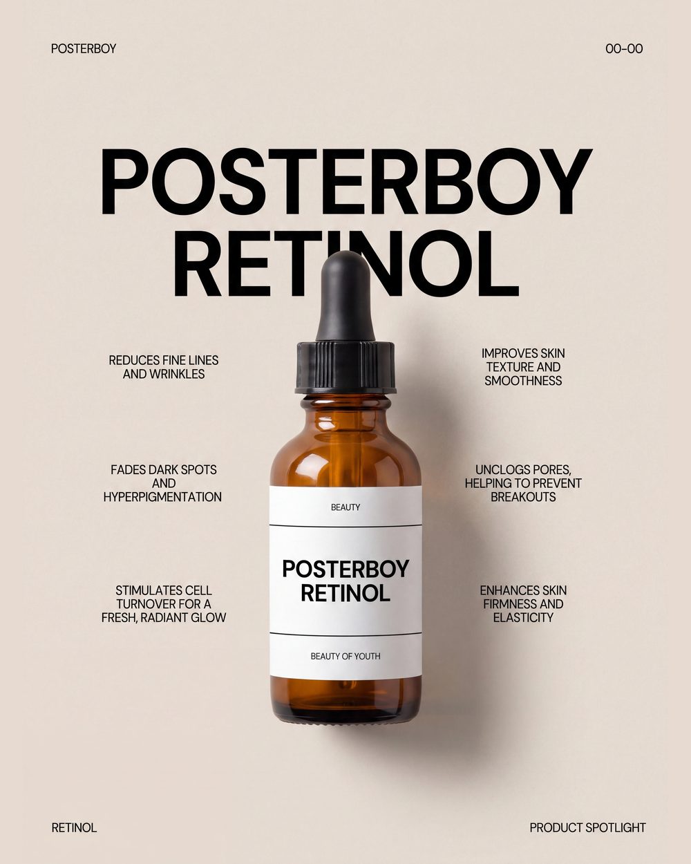 A retinol product spotlight made in the Studio